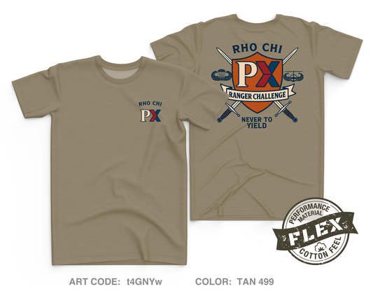 Rho Chi Core Men's SS Flex Performance Tee - t4GNYw