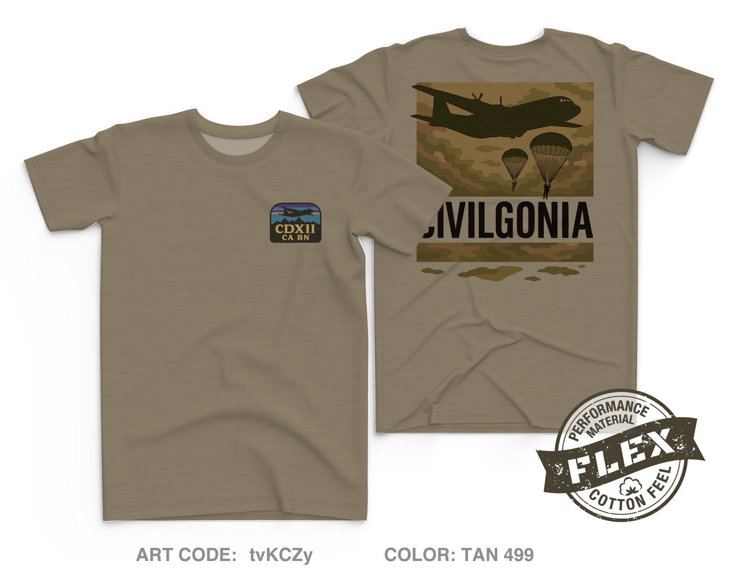 412th Civil Affairs HHC Core Men's SS Flex Performance Tee - tvKCZy