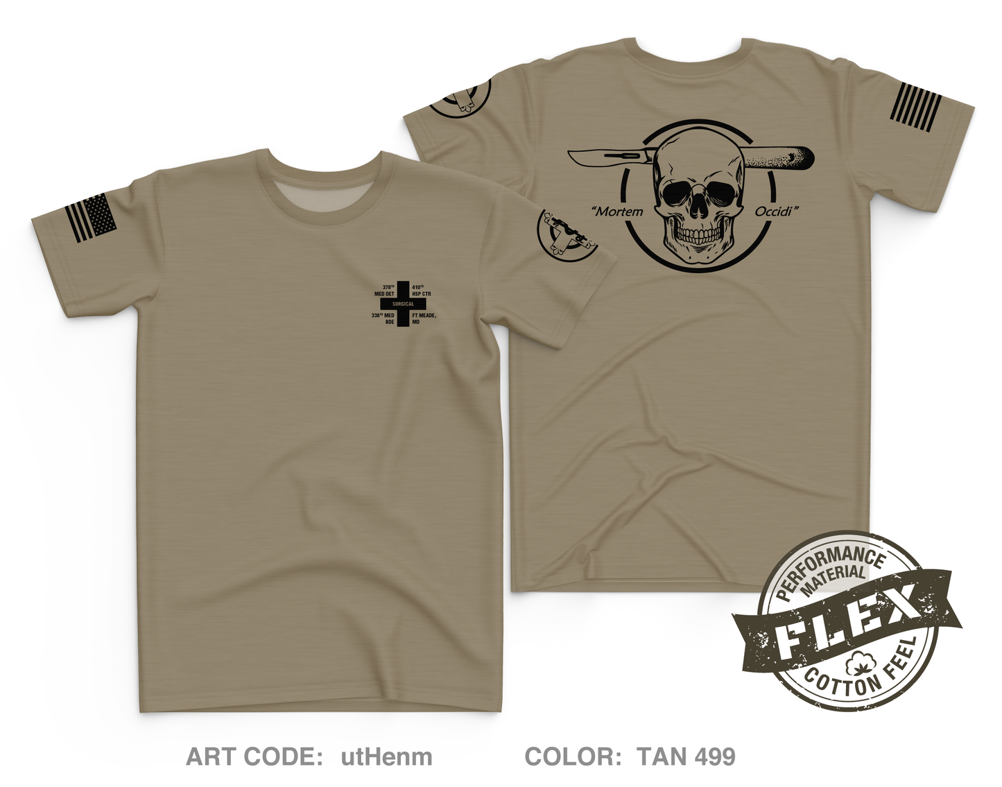 378th MED DET (SURG), 410th HSP CTR, 338th MED BDE Core Men's SS Flex Performance Tee - utHenm