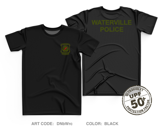 Waterville police Core Men's UPF 50+ Performance SS Tee - DNbWrc