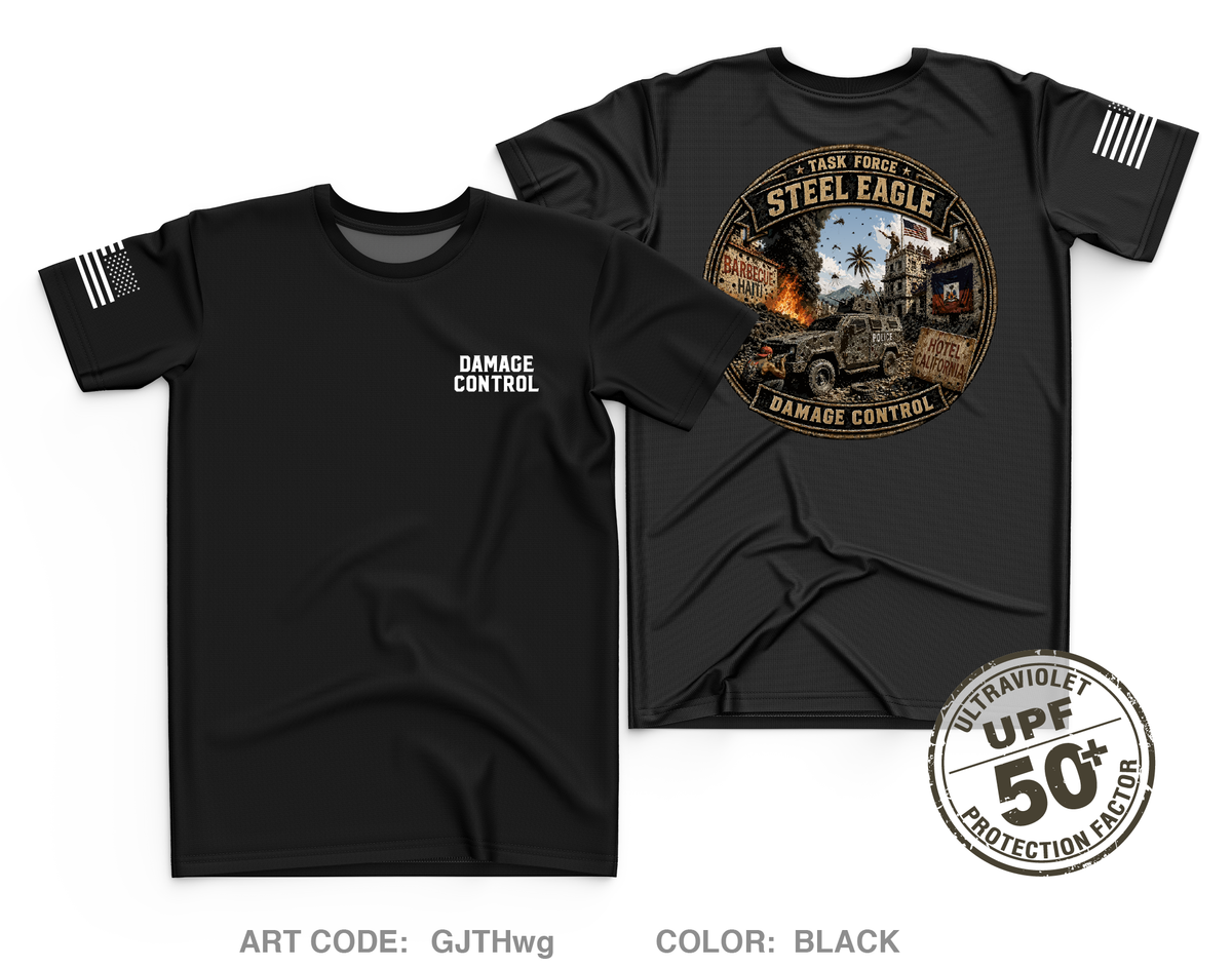 Damage Control Core Men's UPF 50+ Performance SS Tee - GJTHwg
