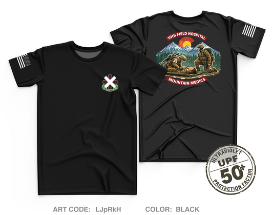 10th Field Hospital Store 1 Core Men's UPF 50+ Performance SS Tee - LJpRkH