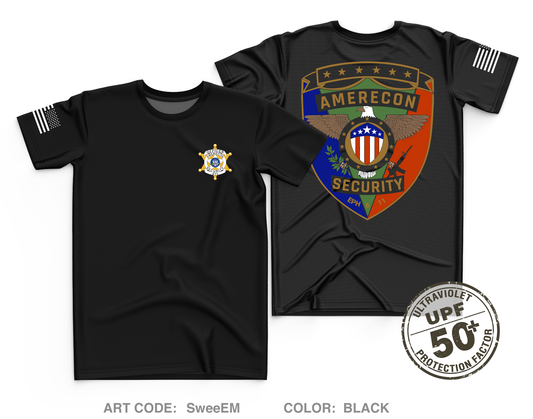 AmeRecon Security Core Men's UPF 50+ Performance SS Tee - SweeEM