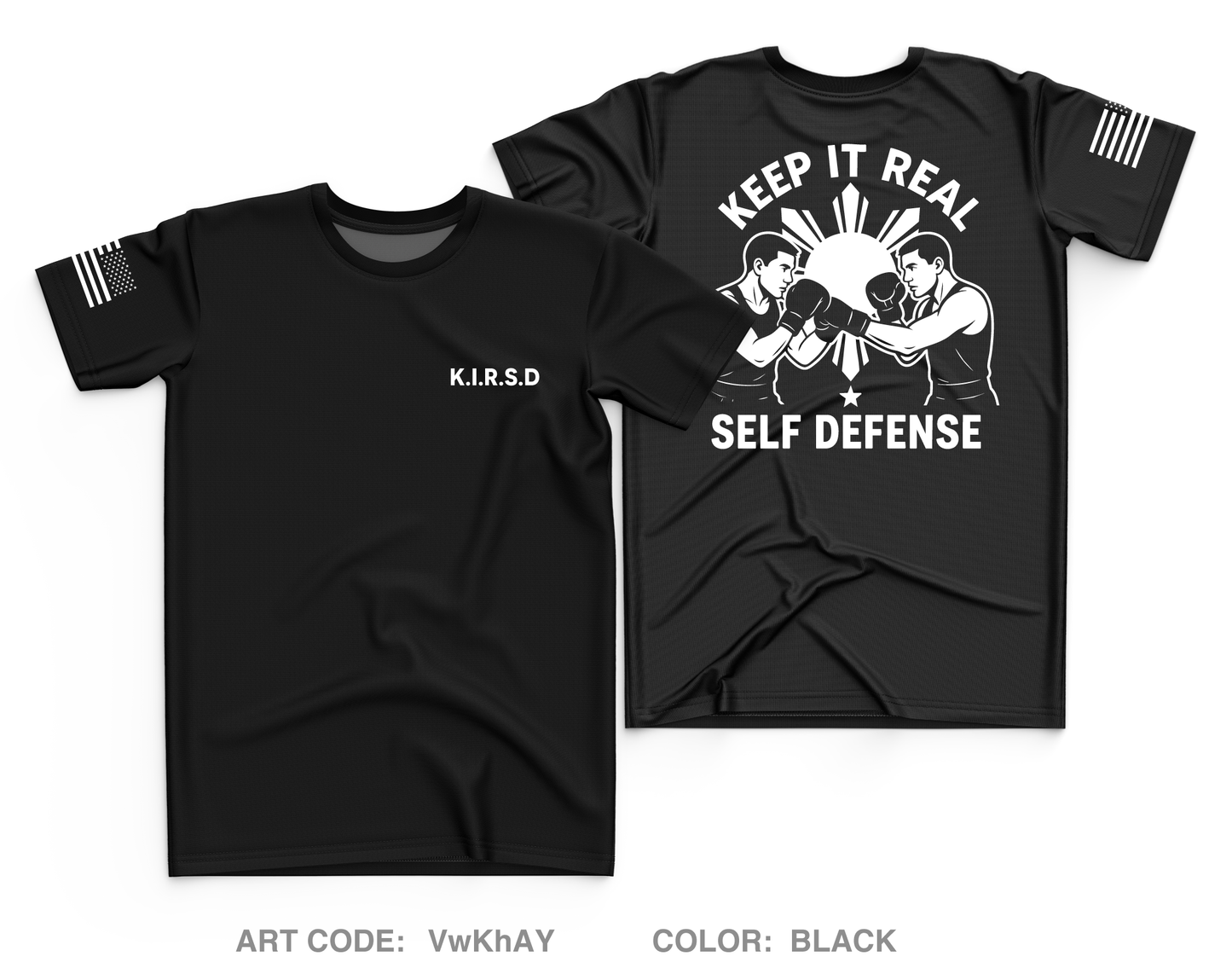 Keep It Real Self Defense Core Men's UPF 50+ Performance SS Tee - VwKhAY