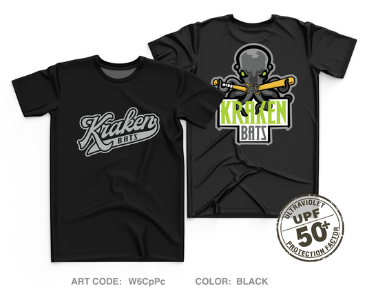 Kraken Bats Core Men's UPF 50+ Performance SS Tee - W6CpPc