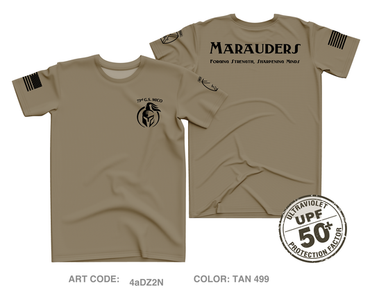73rd General Support MICO Core Men's SS Flex Performance Tee - 4aDZ2N