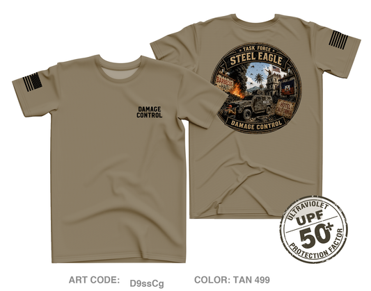 Damage Control Core Men's UPF 50+ Performance SS Tee - D9ssCg