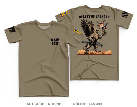 2nd PLT, C BTRY 2-44 ADA Core Men's SS Performance Tee - NUxJNH