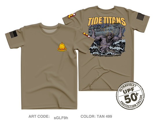 489th Seaport Operations Company Fundraising Collection Core Men's UPF 50+ Performance SS Tee - sGLF9h