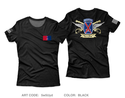 10th Combat Aviation Brigade Fundraising Collection Core Women's SS Performance Tee - 5w5Uyd