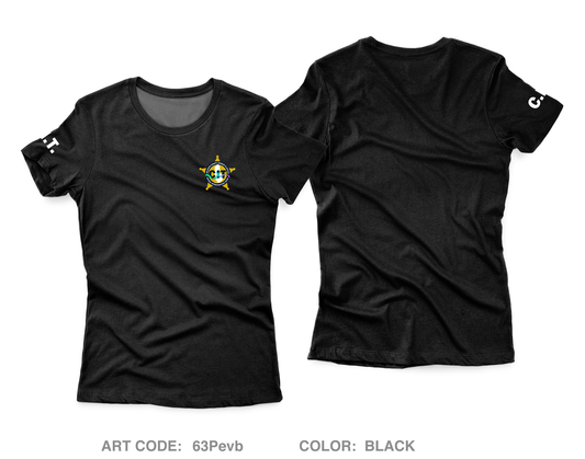 Baldwin County Sheriff’s Office Crisis Intervention Team Core Women's SS Performance Tee - 63Pevb