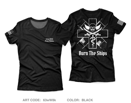 144th MCAS Fundraising Collection  Core Women's SS Performance Tee - 63wW8k