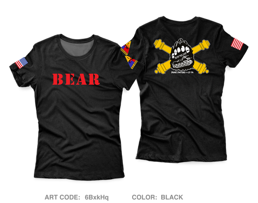 Bear BTRY 4-27 FA Core Women's SS Performance Tee - 6BxkHq