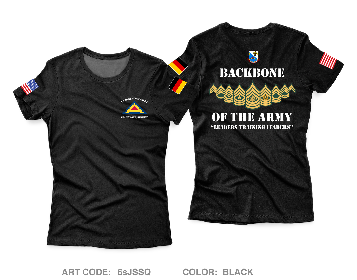 7th Amy NCO Academy Core Women's SS Performance Tee - 6sJSSQ