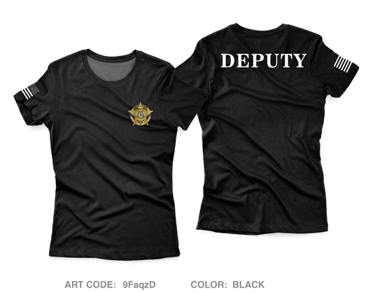 Union County Sheriff's Department Core Women's SS Performance Tee - 9FaqzD