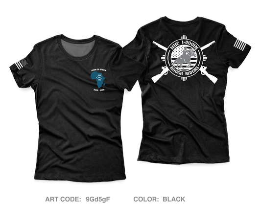 HHC, 1-200 Infantry Core Women's SS Performance Tee - 9Gd5gF