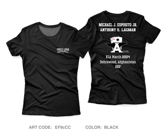 A CO, 2-22IN, 1BCT, 10TH MTN Core Women's SS Performance Tee - EF9cCC