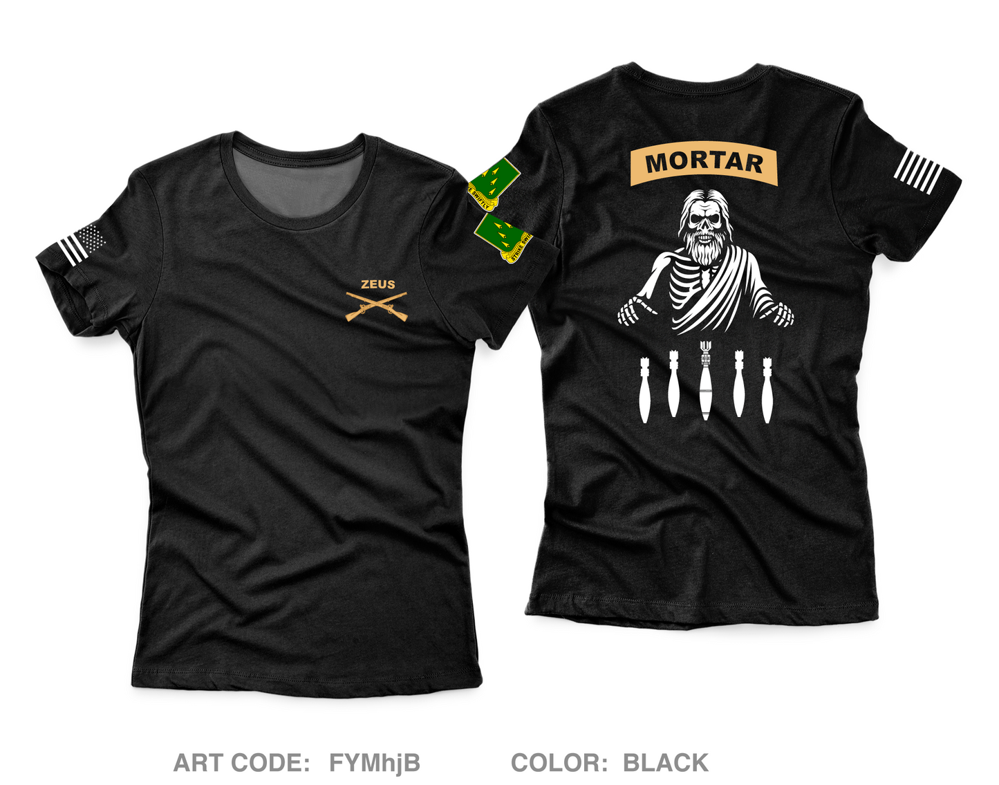 HHC MORTARS 4-70 AR Core Women's SS Performance Tee - FYMhjB