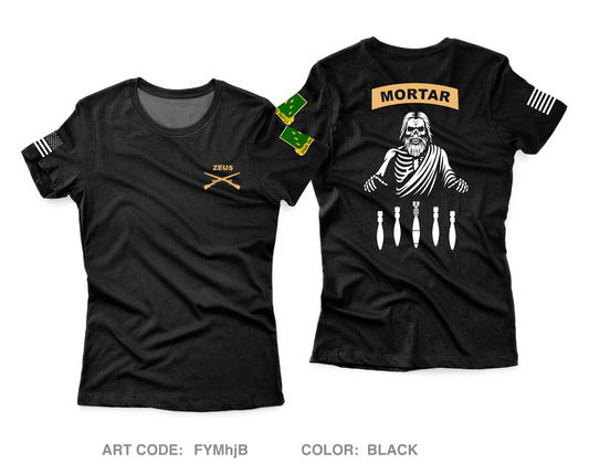 HHC MORTARS 4-70 AR Core Women's SS Performance Tee - FYMhjB