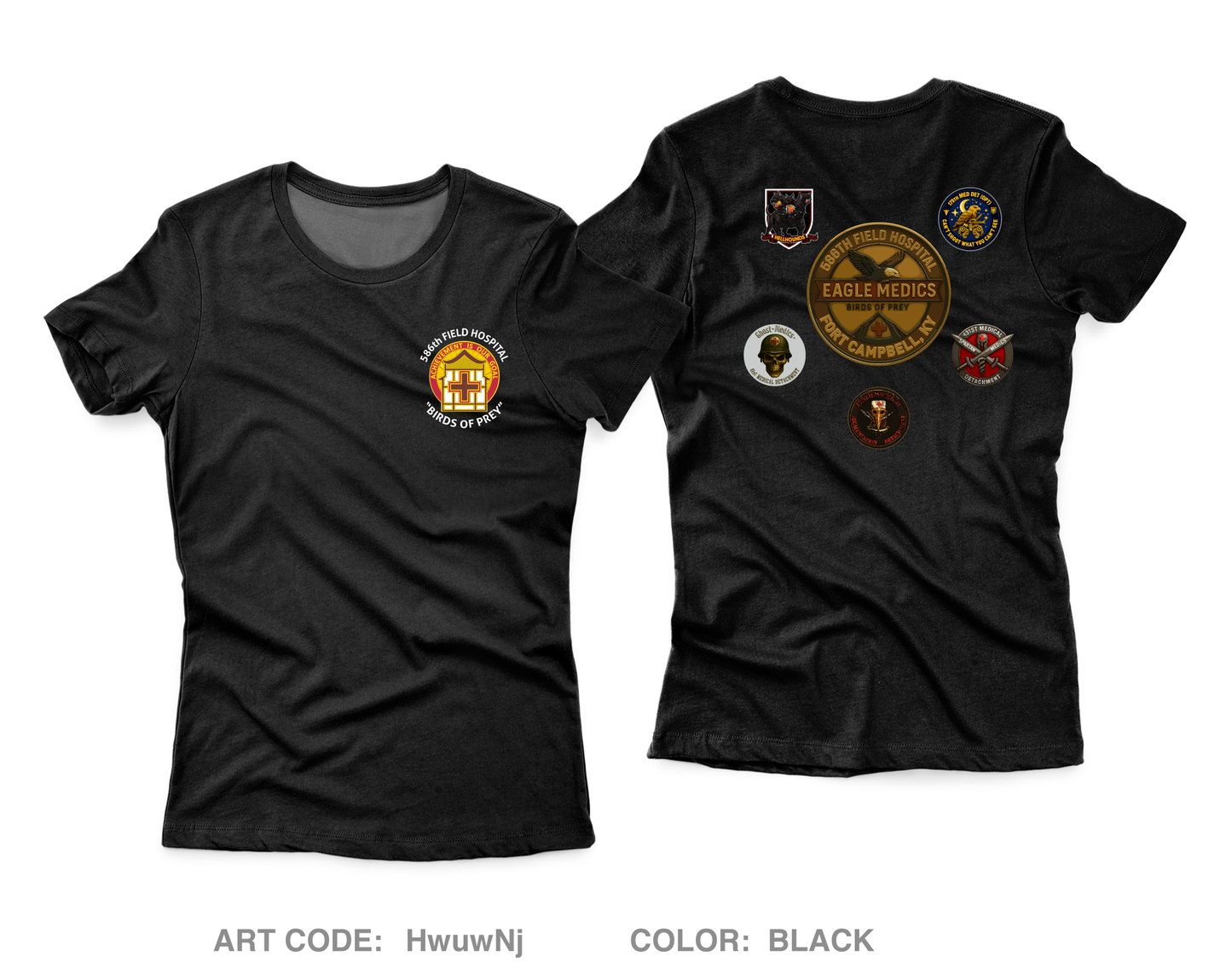 586th Field Hospital Core Women's SS Performance Tee - HwuwNj