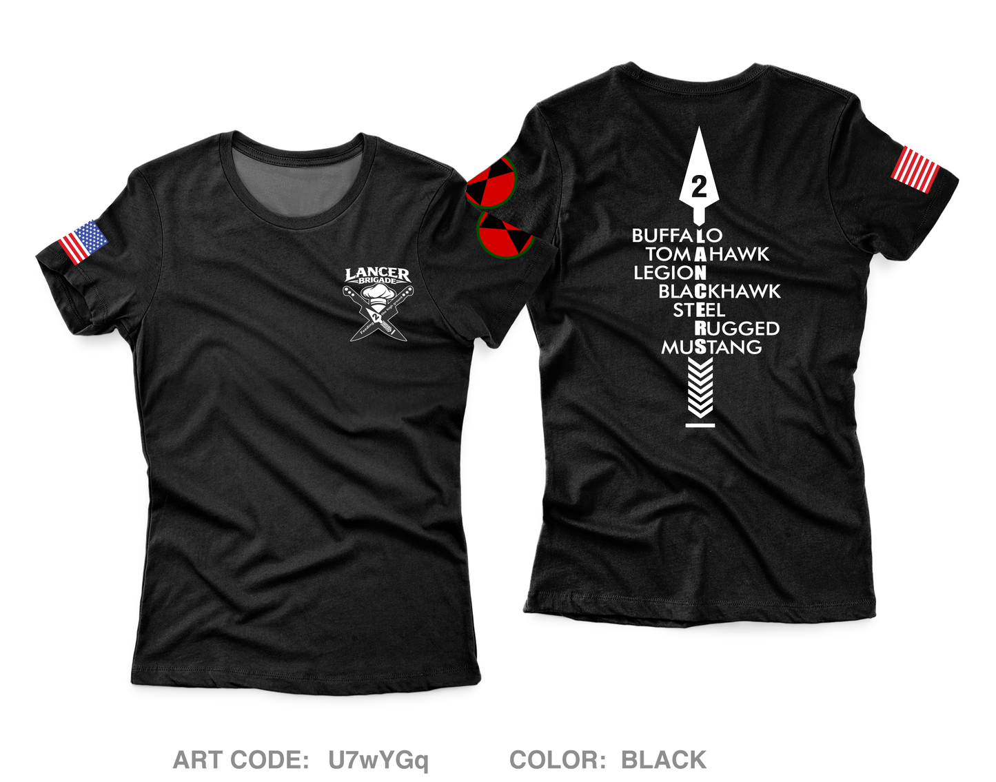 Lancer BDE Core Women's SS Performance Tee - U7wYGq