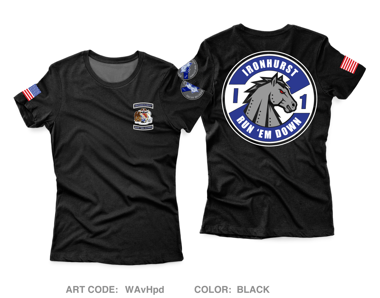 India Company, First Regiment Sandhurst Core Women's SS Performance Tee - WAvHpd