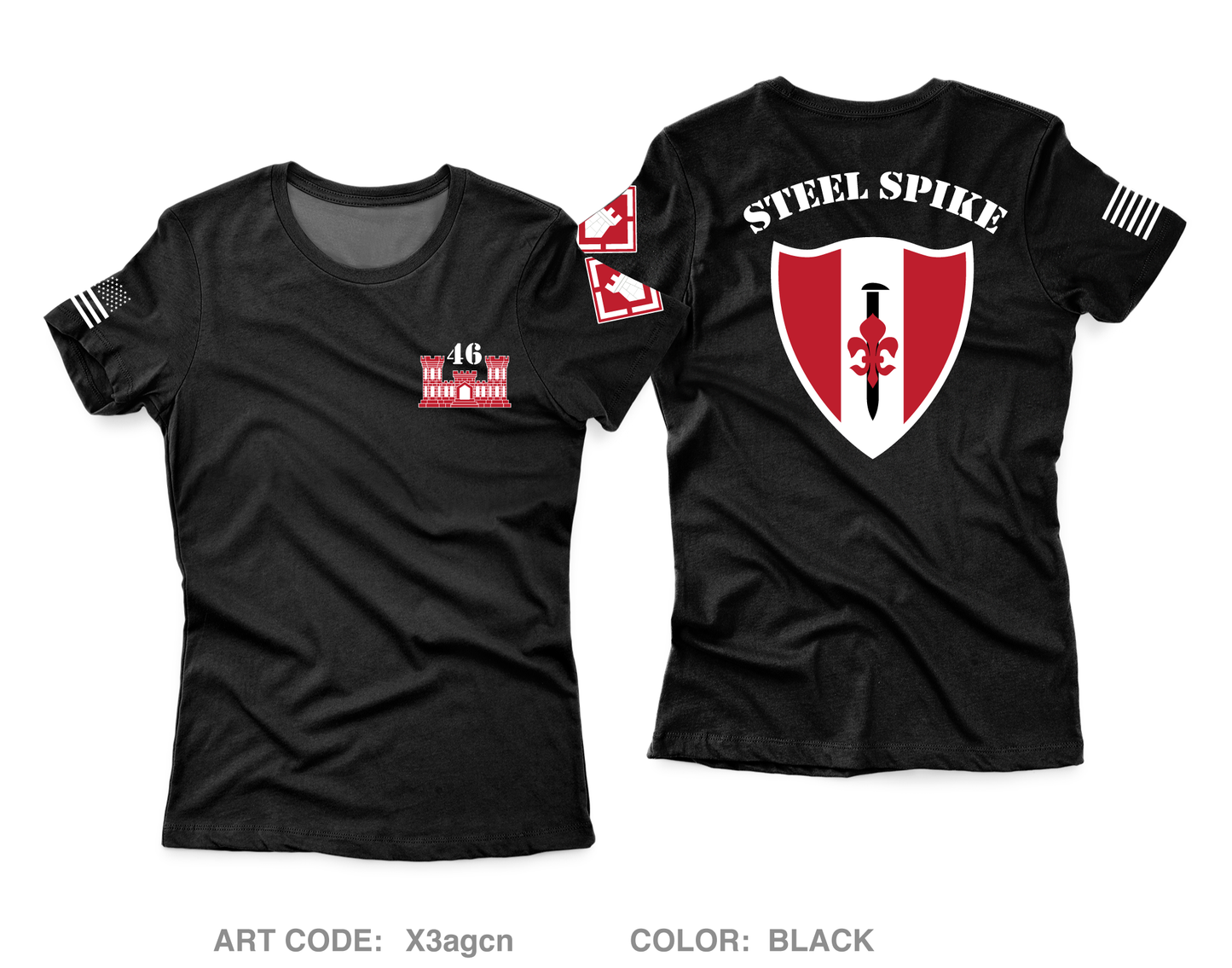 46th Engineers Core Women's SS Performance Tee - X3agcn