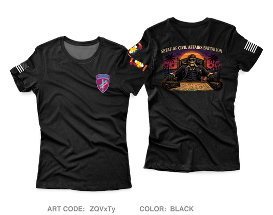 SETAF-AF Civil Affairs Battalion Core Women's SS Performance Tee - ZQVxTy
