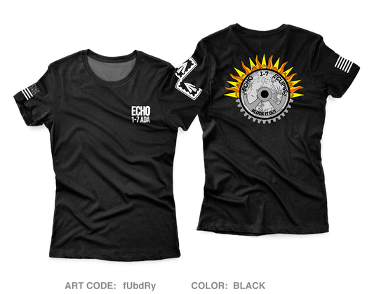 Echo Co, 1-7 ADA Core Women's SS Performance Tee - fUbdRy