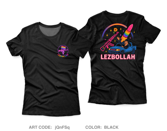 Lezbollah Fundraising Collection Core Women's SS Performance Tee - jQnFSq