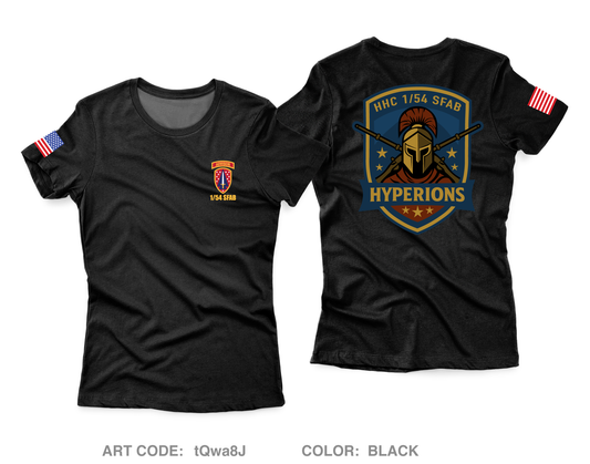HHC 1/54 SFAB Hyperions Core Women's SS Performance Tee - tQwa8J