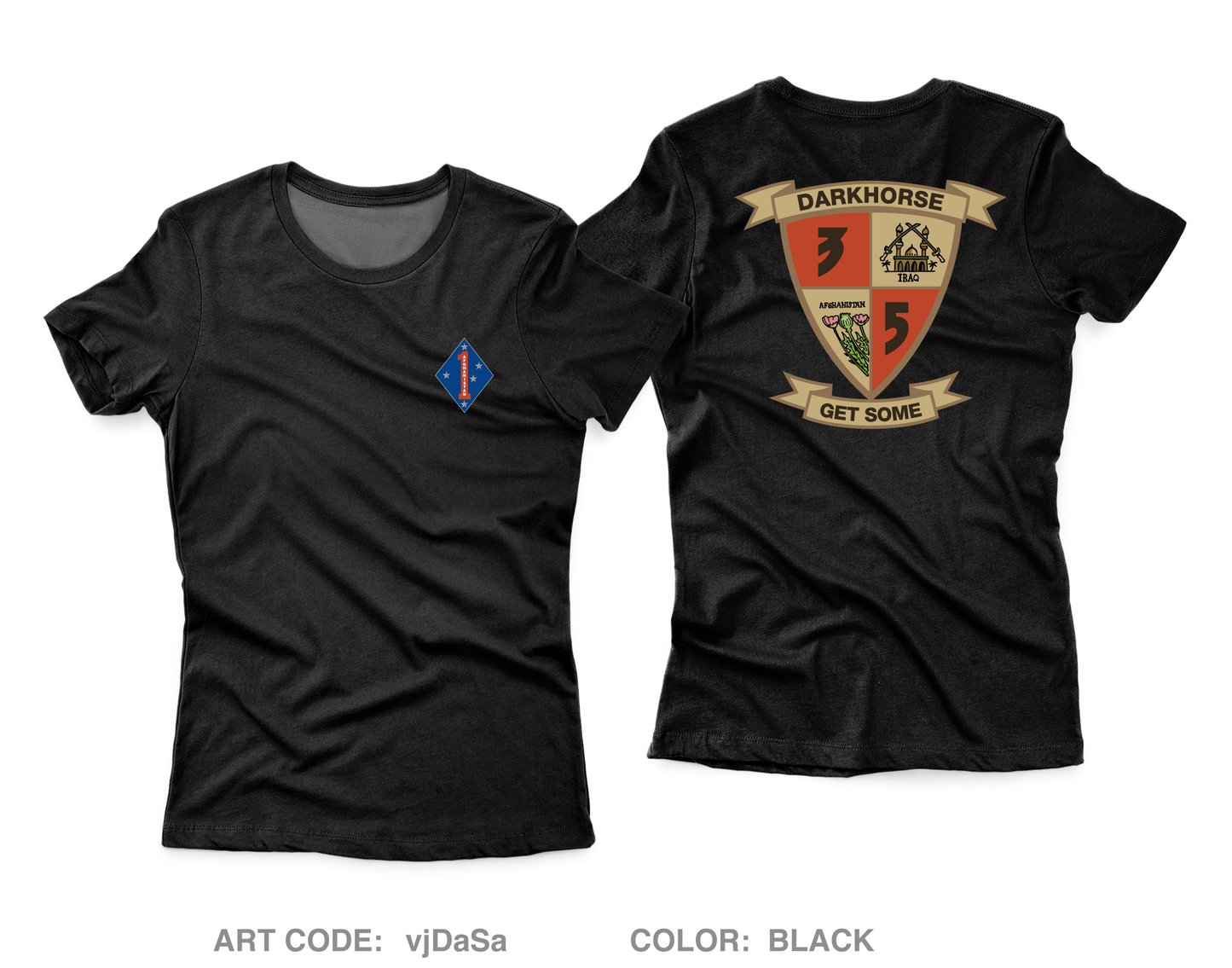 3rd Battalion 5th Marines Core Women's SS Performance Tee - vjDaSa