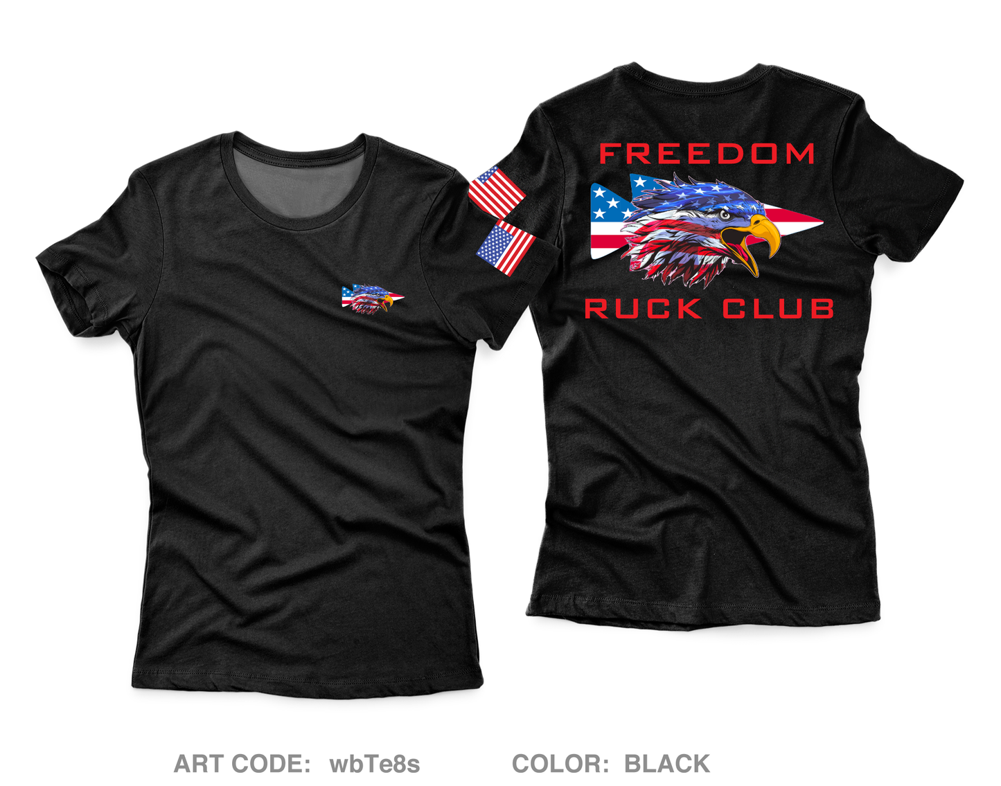 Freedom Ruck Club Core Women's SS Performance Tee - wbTe8s