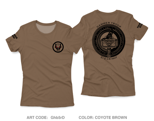 Hammer Troop, 3/2CR Core Women's SS Performance Tee - Ghb5rD