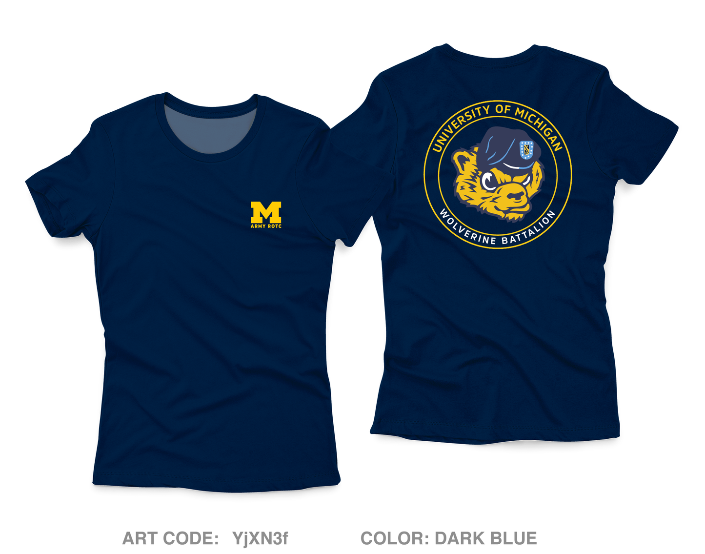University of Michigan Army ROTC Core Women's SS Performance Tee - YjXN3f