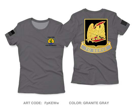 376th Finance Battalion Core Women's SS Performance Tee - FpKEWw