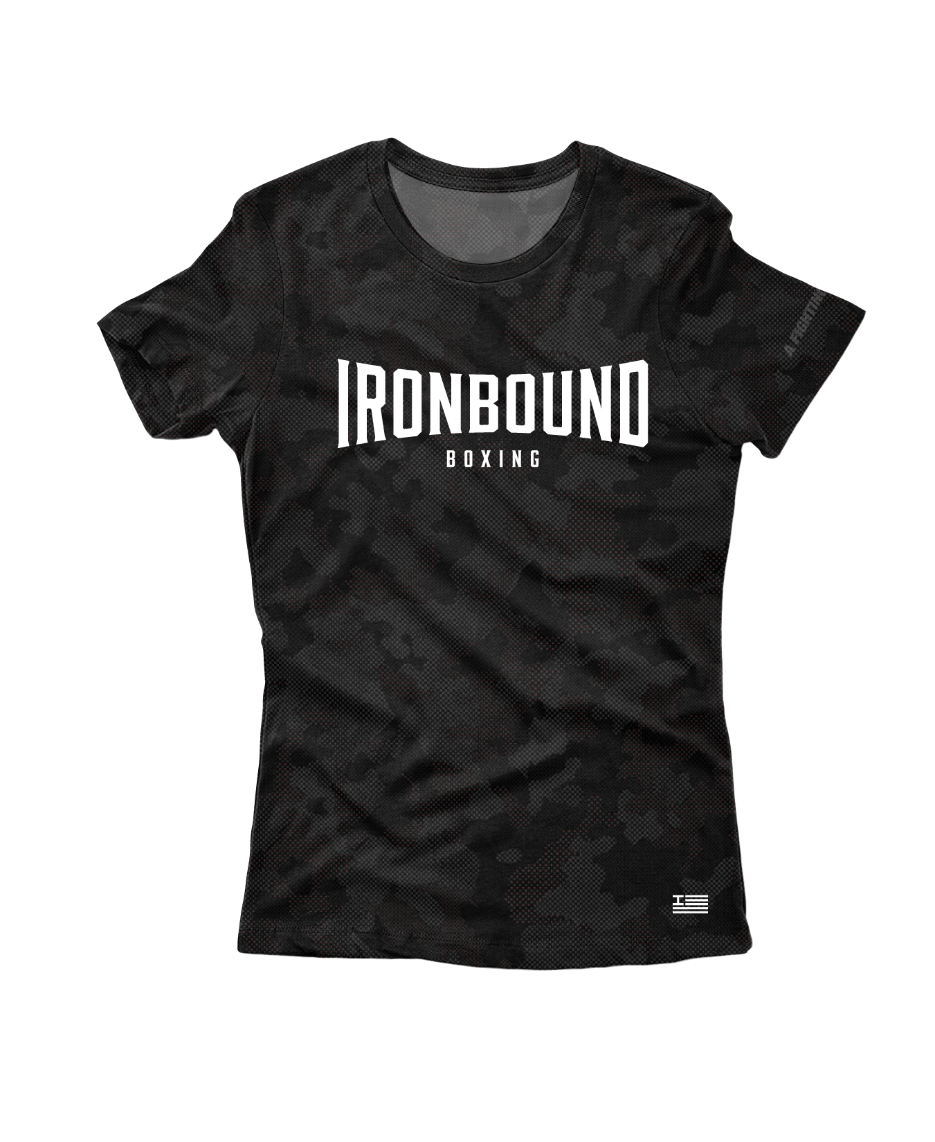 Ironbound Core Women's SS Performance Tee - Champion Camo Fighting Chance