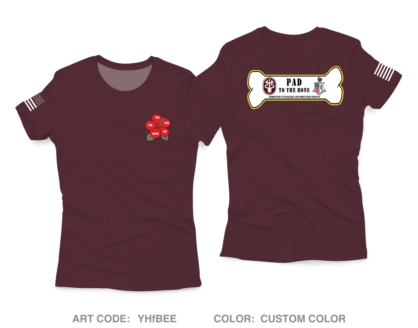 TAMC PAD Core Women's SS Performance Tee - YHfBEE