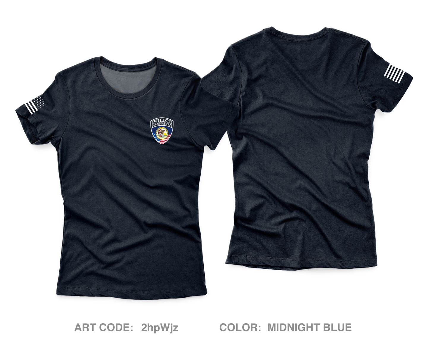 Manhattan Police Department Core Women's SS Performance Tee - 2hpWjz