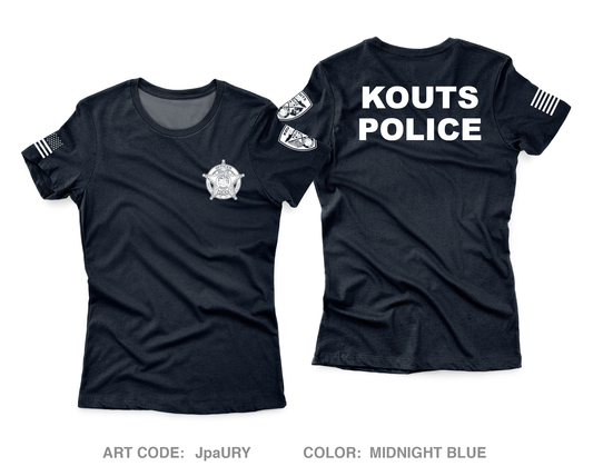 Kouts Police Core Women's SS Performance Tee - JpaURY