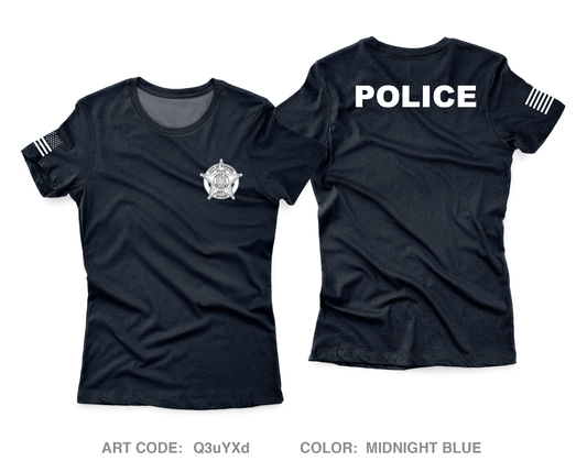 Konawa police department Core Women's SS Performance Tee - Q3uYXd