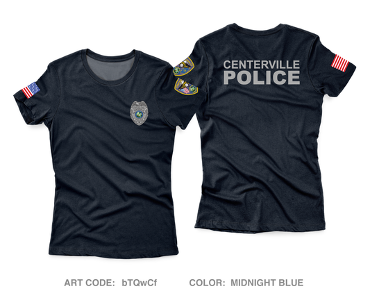 Centerville Police Department Core Women's SS Performance Tee - bTQwCf