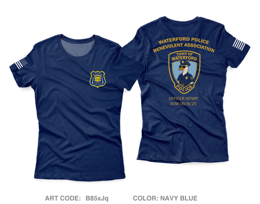 Town of Waterford Police Department Core Women's SS Performance Tee - B85xJq