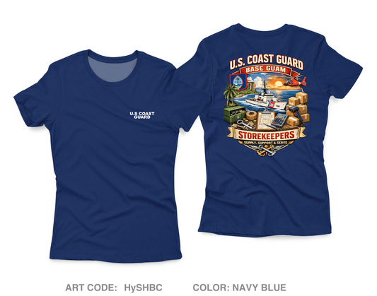 Base Guam/Storekeepers Core Women's SS Performance Tee - HySHBC