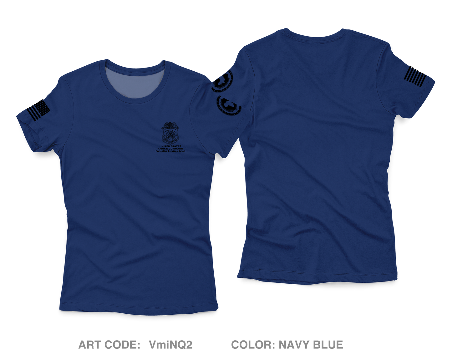 AFRICOM-PSD Core Women's SS Performance Tee - VmiNQ2
