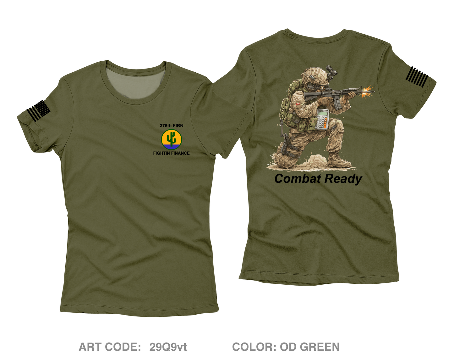 376th Finance Battalion Core Women's SS Performance Tee - 29Q9vt