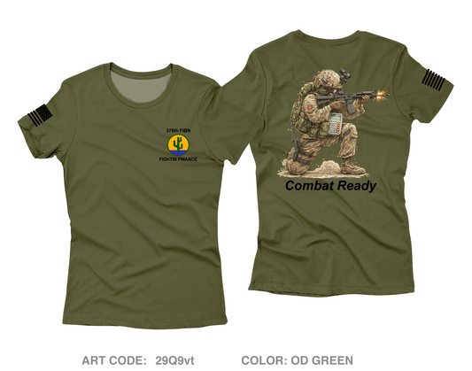 376th Finance Battalion Core Women's SS Performance Tee - 29Q9vt