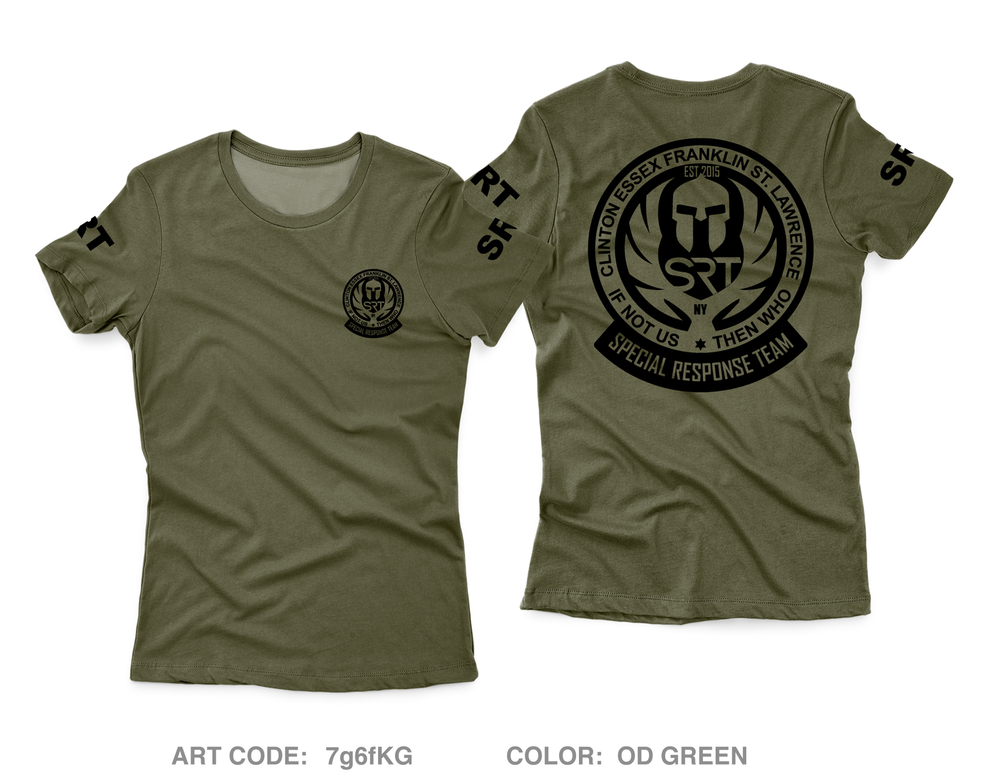 Northern Regional Special Response Team Core Women's SS Performance Tee - 7g6fKG