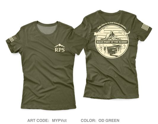 Rally Point at the Summit Fundraising Collection Core Women's SS Performance Tee - MYPVct