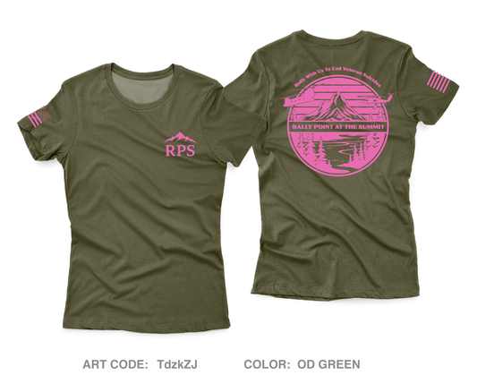 Rally Point at the Summit Fundraising Collection Core Women's SS Performance Tee - TdzkZJ